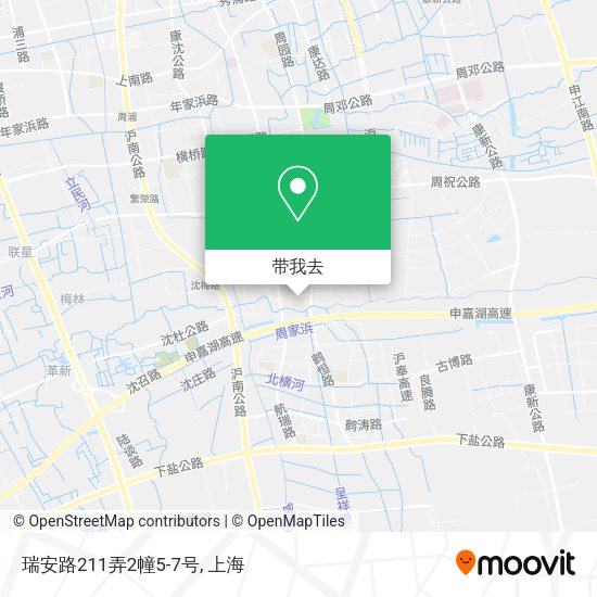 瑞安路211弄2幢5-7号地图