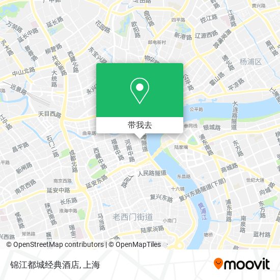 锦江都城经典酒店地图