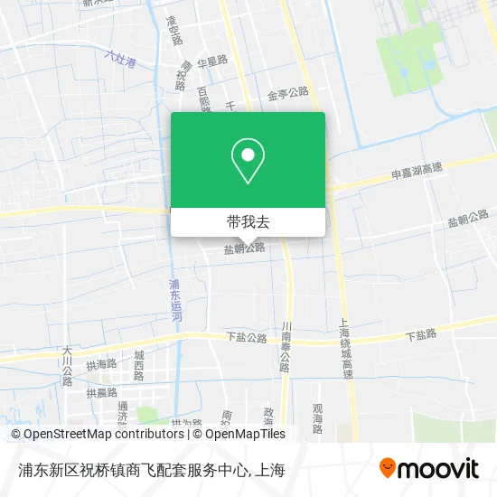 浦东新区祝桥镇商飞配套服务中心地图