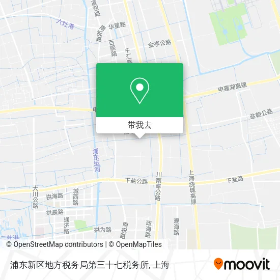 浦东新区地方税务局第三十七税务所地图