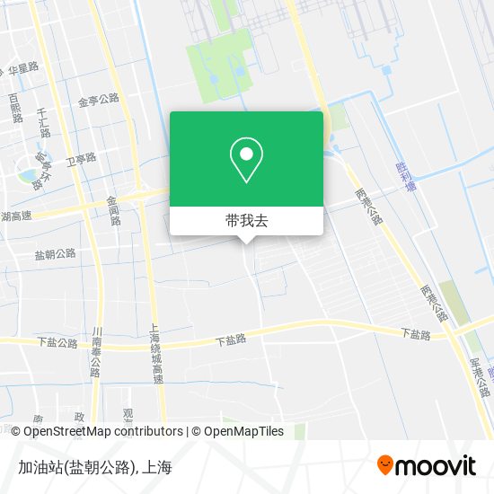 加油站(盐朝公路)地图