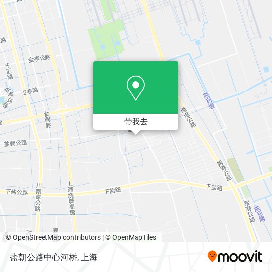 盐朝公路中心河桥地图