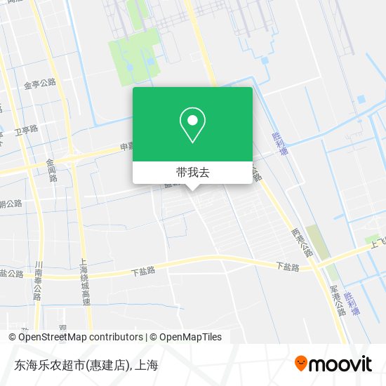 东海乐农超市(惠建店)地图