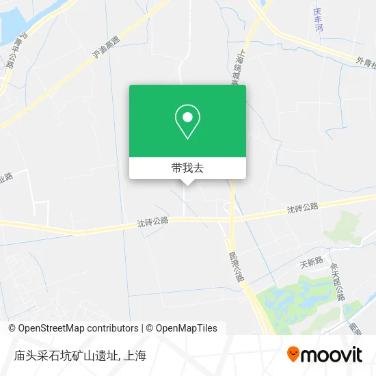 庙头采石坑矿山遗址地图