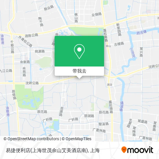 易捷便利店(上海世茂佘山艾美酒店南)地图