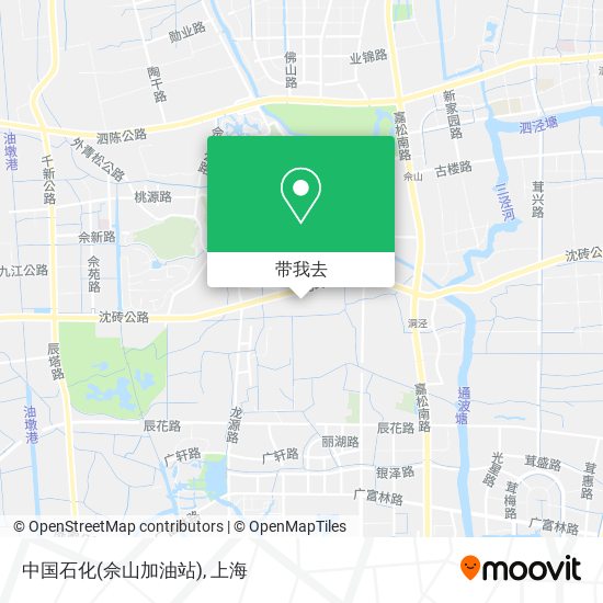 中国石化(佘山加油站)地图