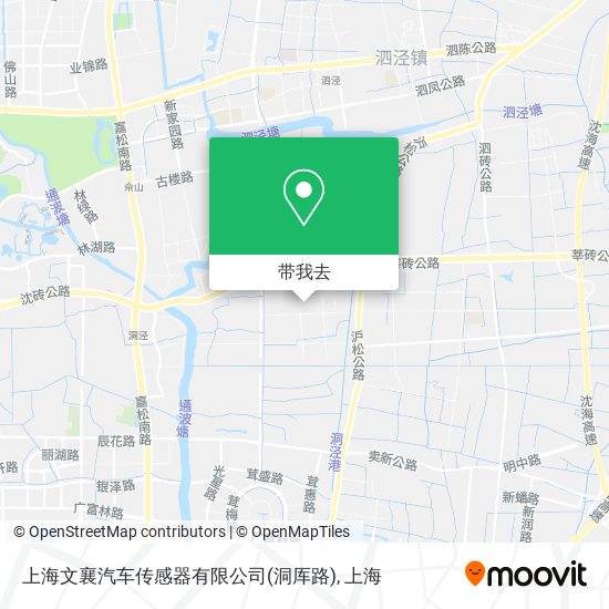 上海文襄汽车传感器有限公司(洞厍路)地图