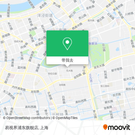 易视界浦东旗舰店地图