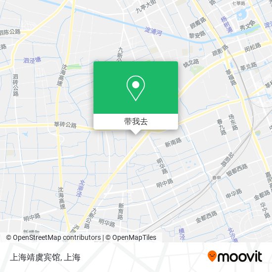 上海靖虞宾馆地图
