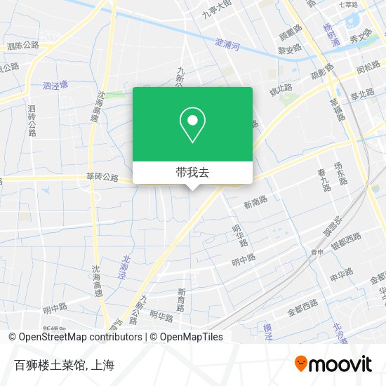 百狮楼土菜馆地图