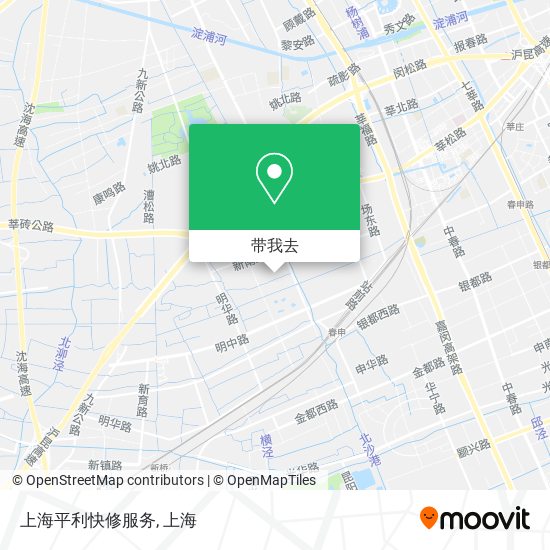 上海平利快修服务地图