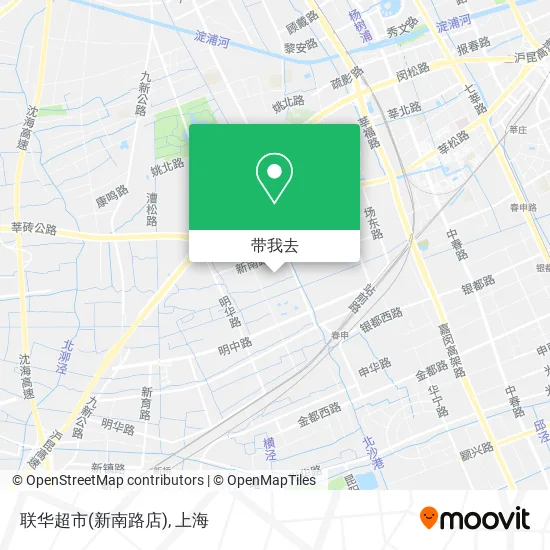 联华超市(新南路店)地图