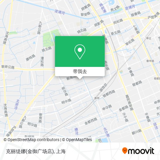 克丽缇娜(金御广场店)地图