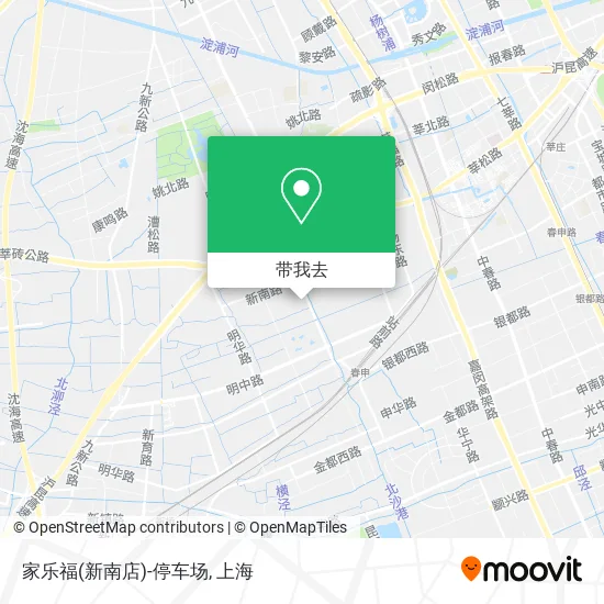 家乐福(新南店)-停车场地图