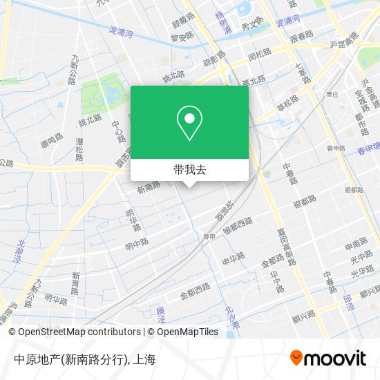 中原地产(新南路分行)地图