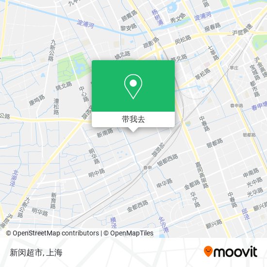 新闵超市地图