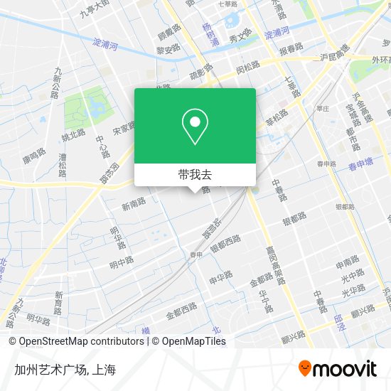 加州艺术广场地图