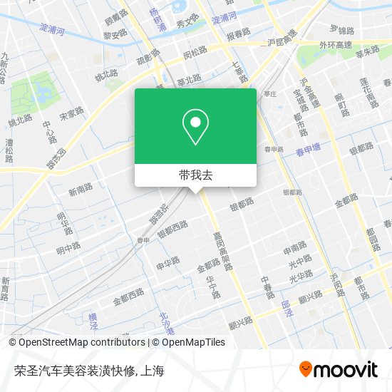 荣圣汽车美容装潢快修地图