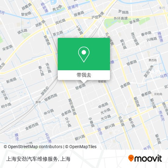 上海安劲汽车维修服务地图