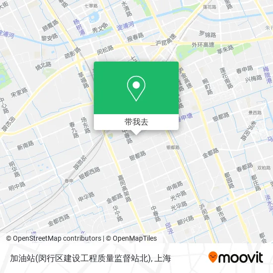 加油站(闵行区建设工程质量监督站北)地图