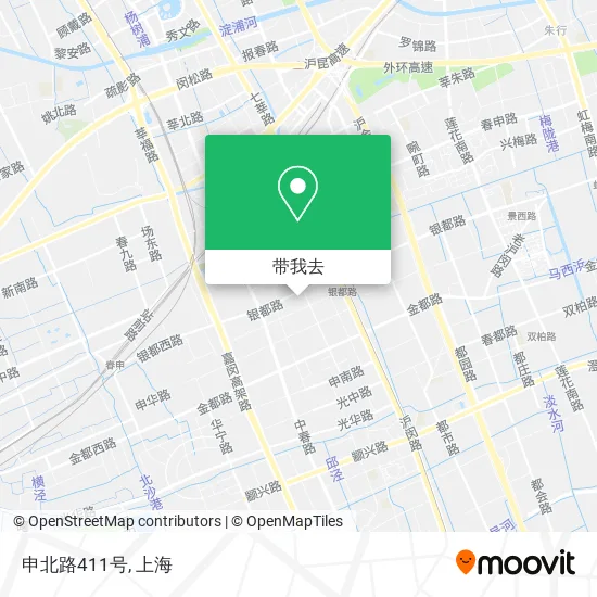 申北路411号地图