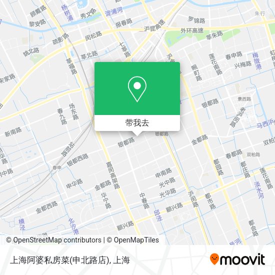 上海阿婆私房菜(申北路店)地图