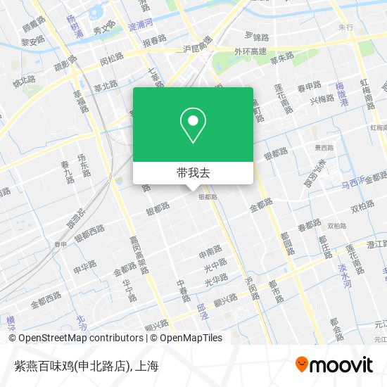 紫燕百味鸡(申北路店)地图