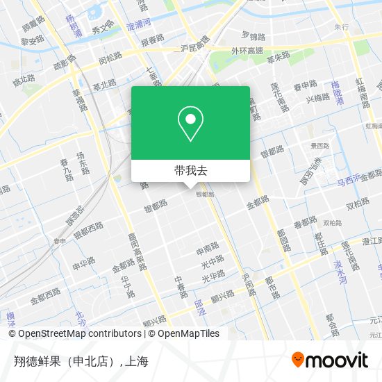 翔德鲜果（申北店）地图