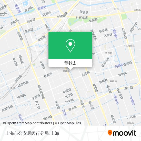 上海市公安局闵行分局地图