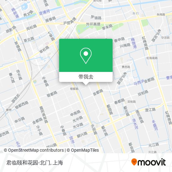 君临颐和花园-北门地图