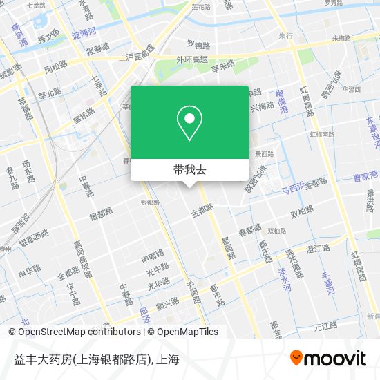 益丰大药房(上海银都路店)地图