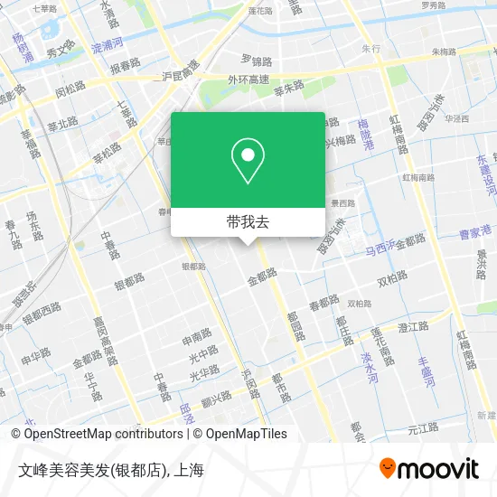 文峰美容美发(银都店)地图