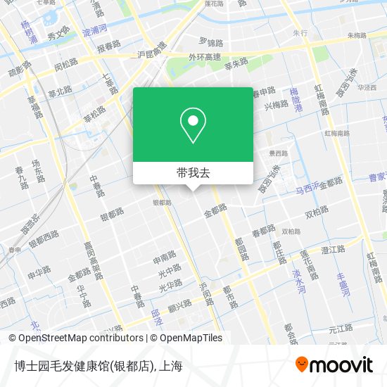 博士园毛发健康馆(银都店)地图