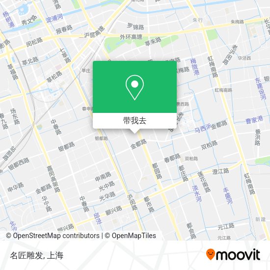 名匠雕发地图