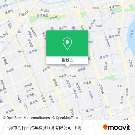 上海市闵行区汽车检测服务有限公司地图
