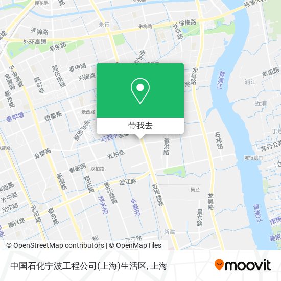 中国石化宁波工程公司(上海)生活区地图