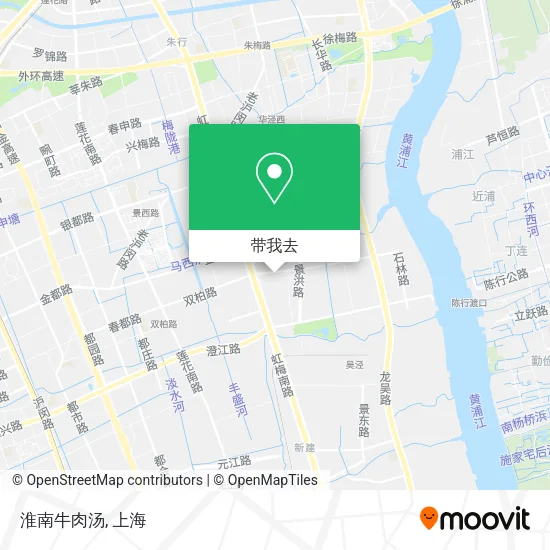 淮南牛肉汤地图