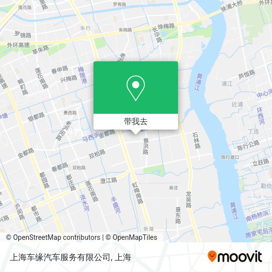 上海车缘汽车服务有限公司地图