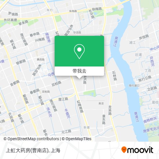 上虹大药房(曹南店)地图