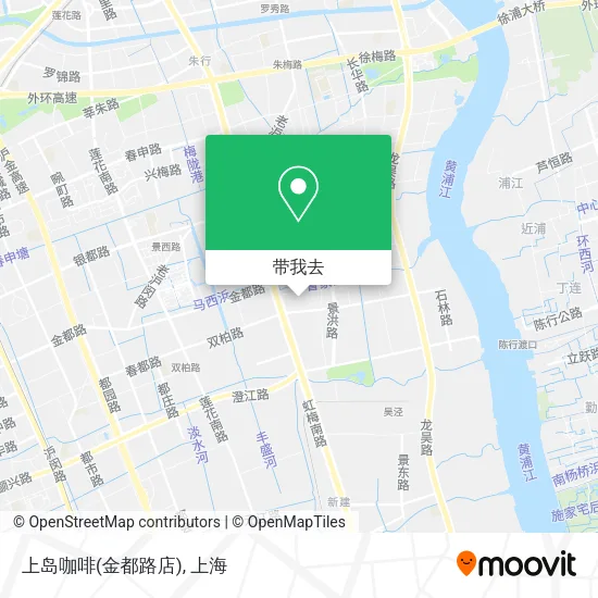 上岛咖啡(金都路店)地图