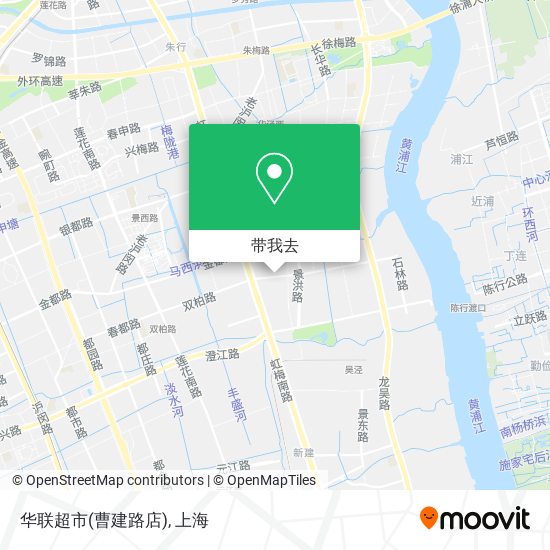 华联超市(曹建路店)地图