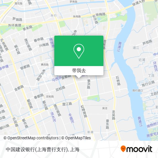 中国建设银行(上海曹行支行)地图