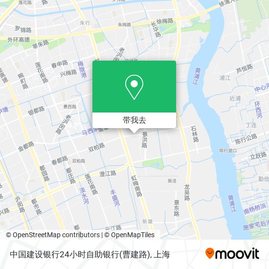 中国建设银行24小时自助银行(曹建路)地图