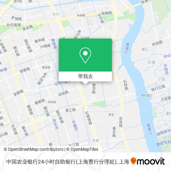 中国农业银行24小时自助银行(上海曹行分理处)地图