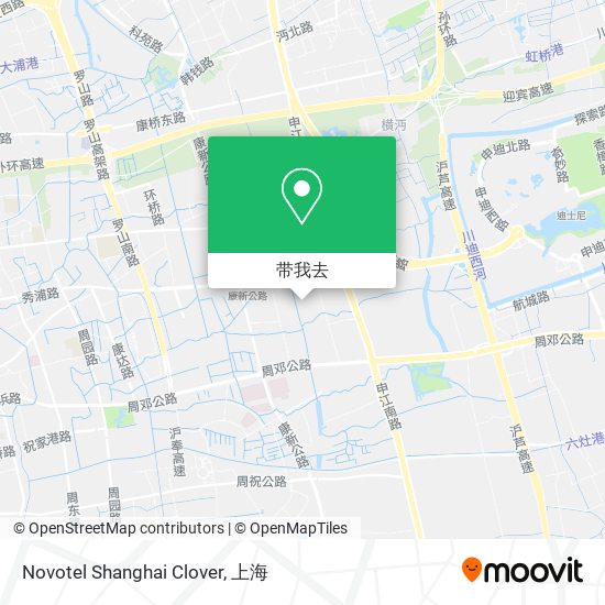 Novotel Shanghai Clover地图