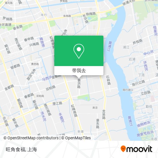 旺角食福地图