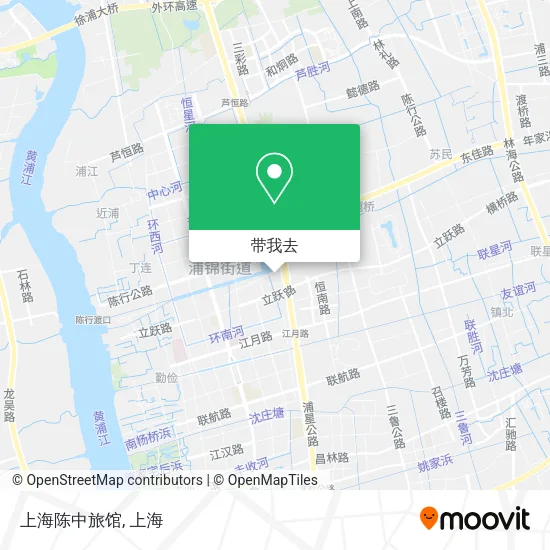 上海陈中旅馆地图