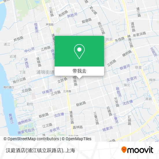 汉庭酒店(浦江镇立跃路店)地图