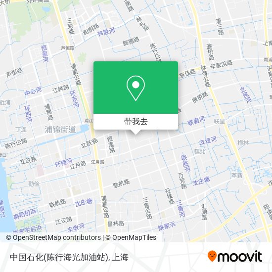 中国石化(陈行海光加油站)地图