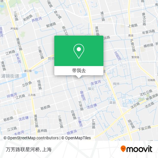 万芳路联星河桥地图